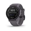 Fenix 6S Pro Solar Amethyst Steel with Shale Gray Band, Garmin