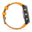 fenix 8 47mm AMOLED Sapphire Titanium with Spark Orange and Graphite, Garmin