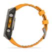 fenix 8 47mm AMOLED Sapphire Titanium with Spark Orange and Graphite, Garmin
