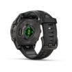 fenix 8 43mm AMOLED Sapphire Titanium Carbon Gray with Black and Pebble Gray, Garmin