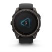 fenix 8 51mm Solar Sapphire Titanium Carbon Gray with Black and Pebble Gray, Garmin