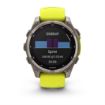 fenix 8 47mm Solar Sapphire Titanium with Amp Yellow and Graphite, Garmin