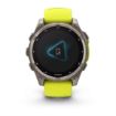 fenix 8 47mm Solar Sapphire Titanium with Amp Yellow and Graphite, Garmin