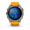 fenix 8 51mm AMOLED Sapphire Titanium with Spark Orange and Graphite, Garmin