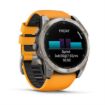 fenix 8 51mm AMOLED Sapphire Titanium with Spark Orange and Graphite, Garmin