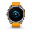 fenix 8 51mm AMOLED Sapphire Titanium with Spark Orange and Graphite, Garmin
