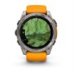 fenix 8 51mm AMOLED Sapphire Titanium with Spark Orange and Graphite, Garmin