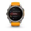 fenix 8 51mm AMOLED Sapphire Titanium with Spark Orange and Graphite, Garmin