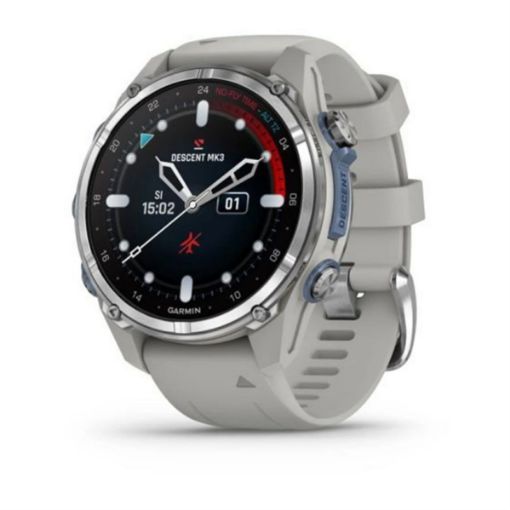 Descent Mk3 43mm Stainless Steel with Fog Grey, Garmin