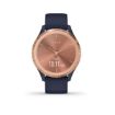 vivomove 3S Navy Silicone with Rose Gold Hardware, Garmin
