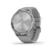 vivomove 3 Powder Gray Silicone with Silver Hardware, Garmin