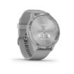 vivomove 3 Powder Gray Silicone with Silver Hardware, Garmin