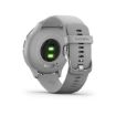 vivomove 3 Powder Gray Silicone with Silver Hardware, Garmin