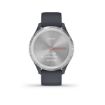 vivomove 3S Granite Blue Silicone with Silver Hardware, Garmin