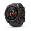 fenix 8 51mm AMOLED Sapphire Titanium Carbon Gray with Black and Pebble Gray, Garmin