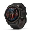 fenix 8 47mm AMOLED Sapphire Titanium Carbon Gray with Black and Pebble Gray, Garmin