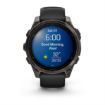 fenix 8 47mm AMOLED Sapphire Titanium Carbon Gray with Black and Pebble Gray, Garmin