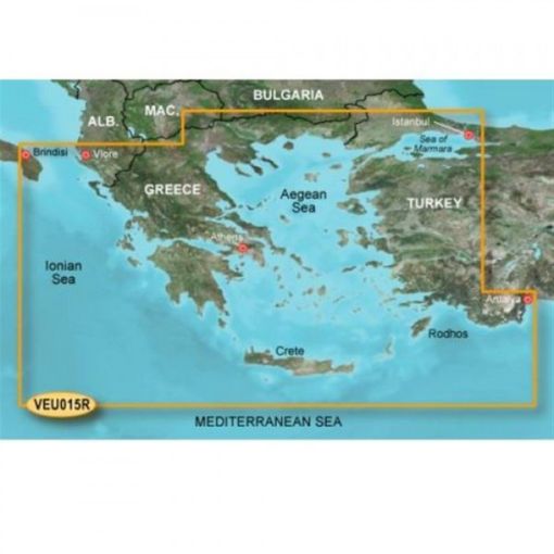 BlueChart g2 Vision (περιλαμβάνει ολη τήν ελλάδα), Garmin