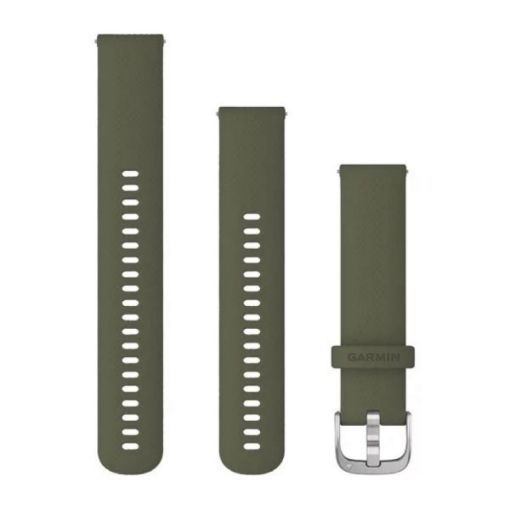 Λουρί 20mm Quick Release Moss with Silver Hardware, Garmin