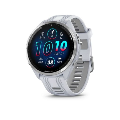 Forerunner 965 Whitestone with Powder Gray, Garmin