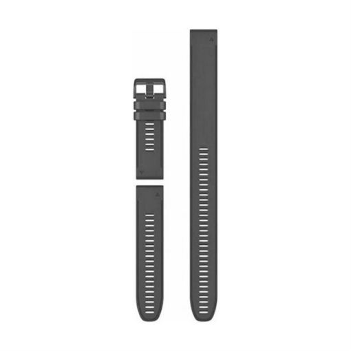 Quickfit 26 Black Silicone Band with x-Long Strap, Garmin