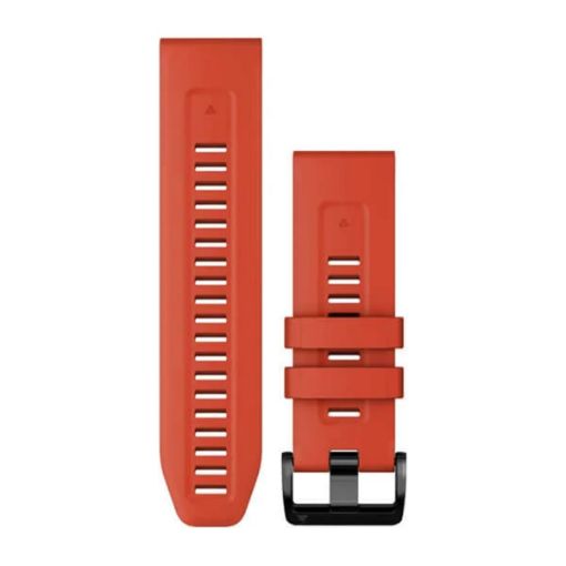 Λουρί QuickFit 26 Flame Red Silicone για Fenix 7X, Garmin