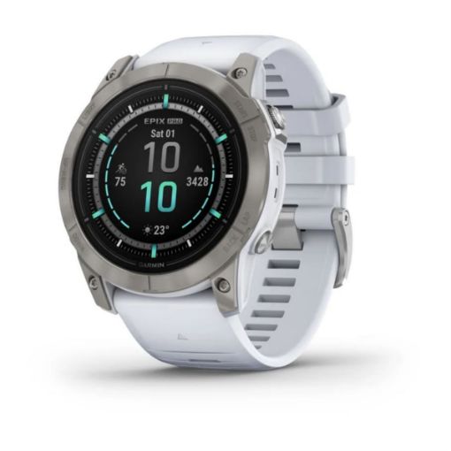 epix Pro Sapphire Edition 51 mm Titanium with Whitestone, Garmin