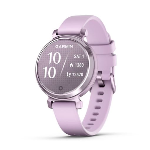 Lily 2 Metallic Lilac with Lilac Silicone band, Garmin