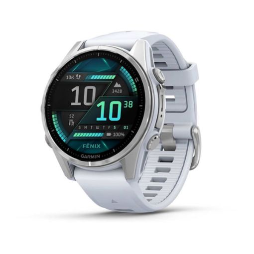 fenix 8 43mm AMOLED Silver with Whitestone, Garmin