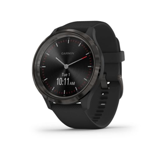 vivomove 3 Black Silicone with Slate Hardware, Garmin