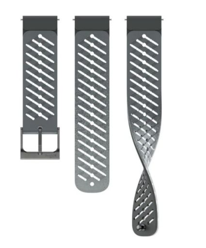 Suunto 22mm Athletic 5 Silicone Strap Graphite