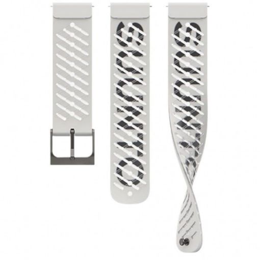 SUUNTO Watch Bands Athletic 5 Pearl White Silicone Strap