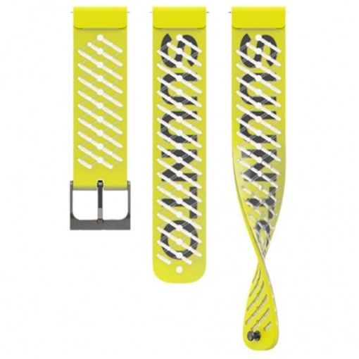 SUUNTO Watch Bands Athletic 5 Lemon Yellow Silicone Strap 22mm