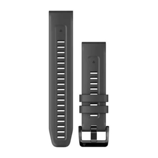 Λουρί QuickFit 22 Graphite Silicone για Fenix 7, Garmin