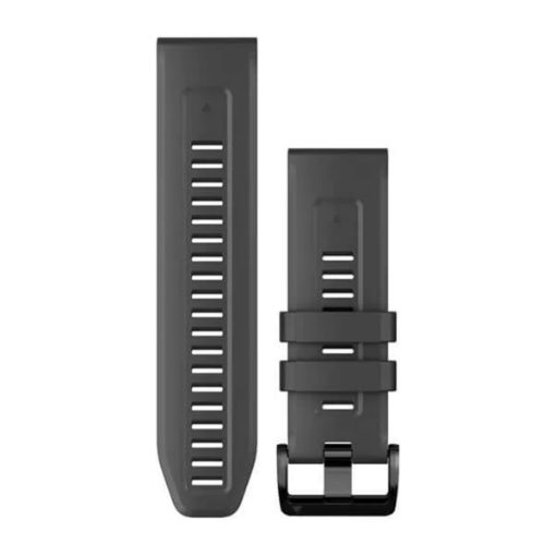 Λουρί QuickFit 26 Graphite Silicone για Fenix 7X, Garmin