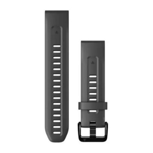 Λουρί QuickFit 20 Graphite Silicone για Fenix 7S, Garmin