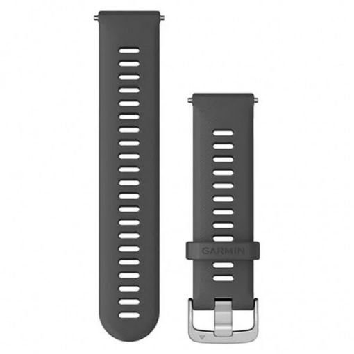 Λουρί 22mm Quick Release Slate Grey with Silver Hardware, Garmin