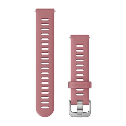 Λουρί 18mm Quick Release Light Pink with Silver Hardware, Garmin