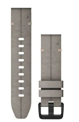 Λουρί QuickFit 20 Shale Gray Suede Leather, Garmin