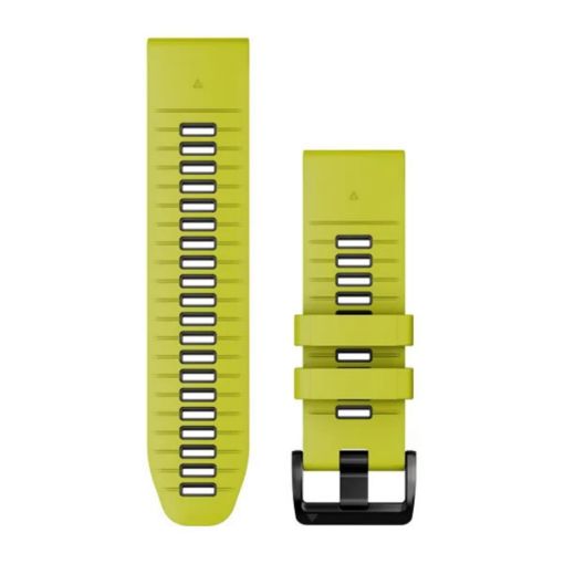 Λουρί QuickFit 26 Electric Lime/Graphite Silicone, Garmin