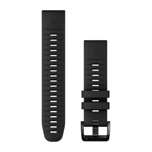 Λουρί QuickFit 22 Black Silicone, Garmin