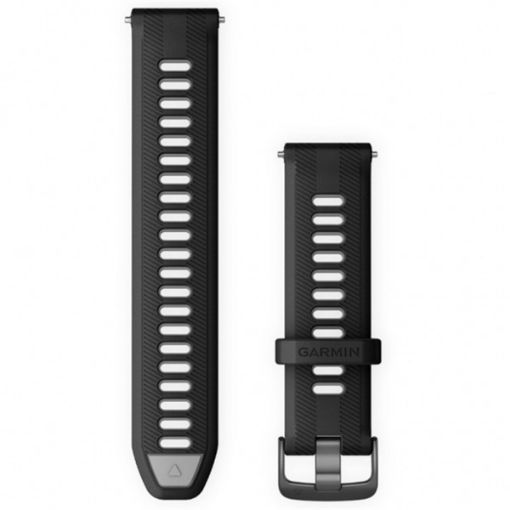 Λουρί 22mm Quick Release Black with Powder Gray για Forerunner 965, Garmin