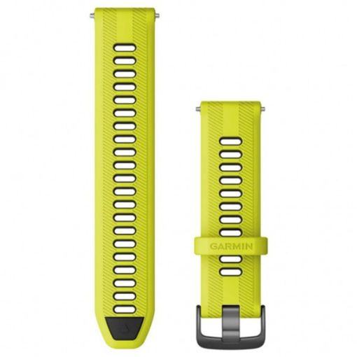 Λουρί 22mm Quick Release Yellow/Black with Slate Hardware για Forerunner 965, Garmin