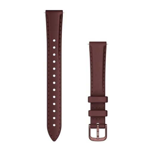 Band for Lily 2 Black Leather with Cream Gold, Garmin