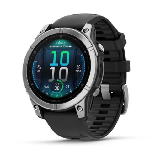 fenix E 47mm Silver with Black, Garmin