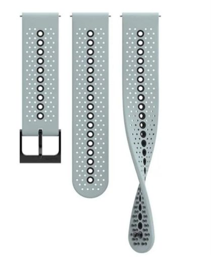 Suunto 22mm Athletic 1 Silicone Strap Moss Blue Black