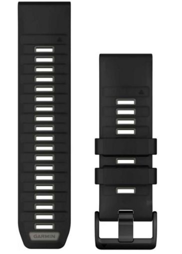 QuickFit 26 Silicone Band Black with Pebble Gray για Fenix 8 51mm, Garmin
