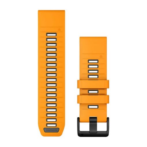 QuickFit 26 Silicone Band Spark Orange with Graphite για Fenix 8 51mm, Garmin