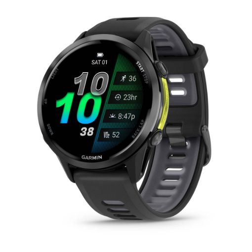 Picture of Garmin Forerunner 970 Carbon Gray DLC Titanium with Black and Translucent Whitestone