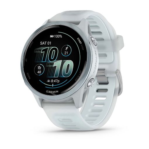 Εικόνα της Garmin Forerunner 570 42mm Cloud Blue Aluminum with Translucent Whitestone and Cloud Blue
